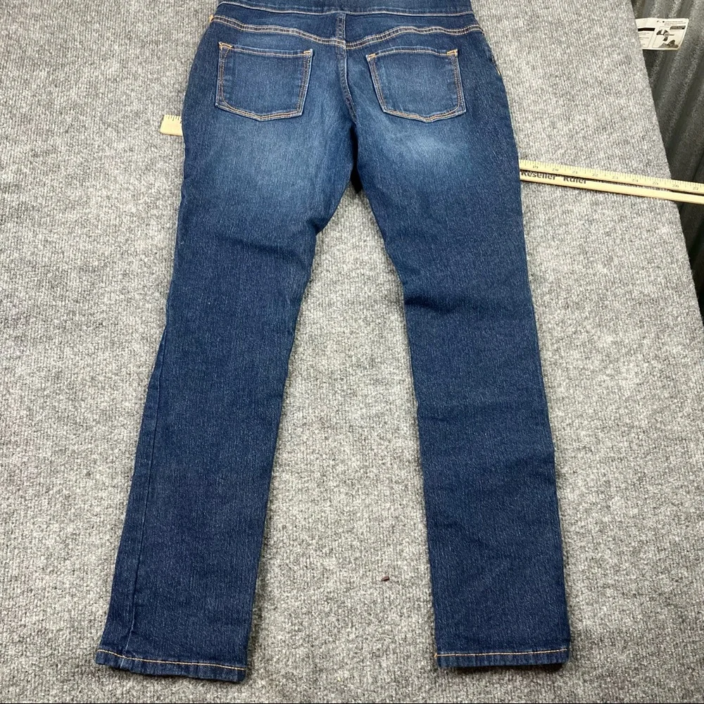 Old Navy Skinny Blue Jeans Boys 14 Dark Wash Denim Adjustable Waist‎ Stretch
